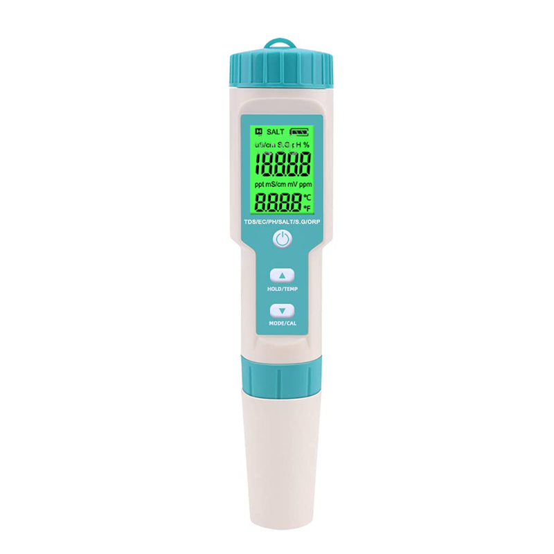 Sakerplus 7 in 1 PH Meter Tester Digital for Water