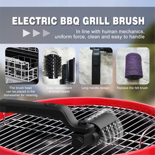 Sakerplus Electric 3-Speed Grill Brush
