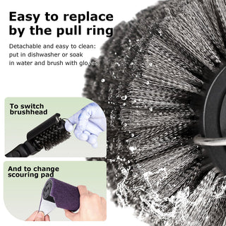 Sakerplus Electric 3-Speed Grill Brush