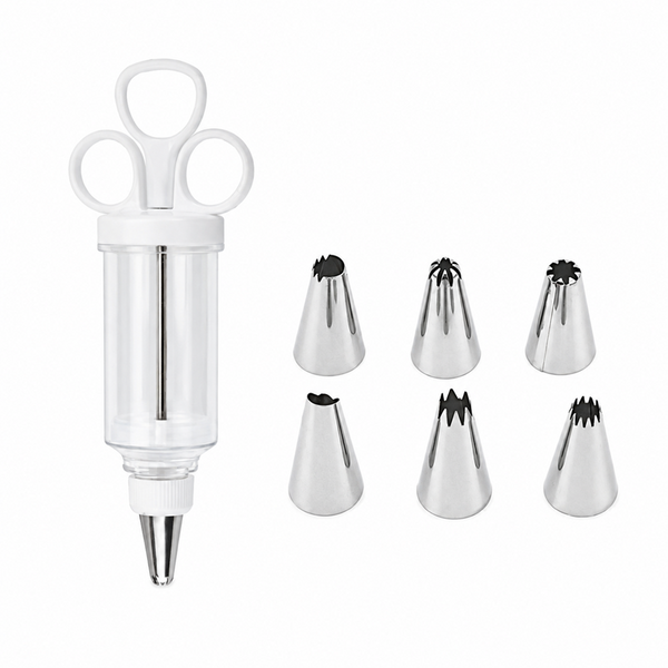Sakerplus® Stainless Steel Cake Decorating Gun Kit