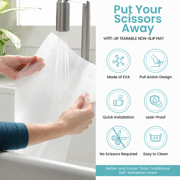 Sakerplus® Tearable Shelf Liner And Drawer Liner