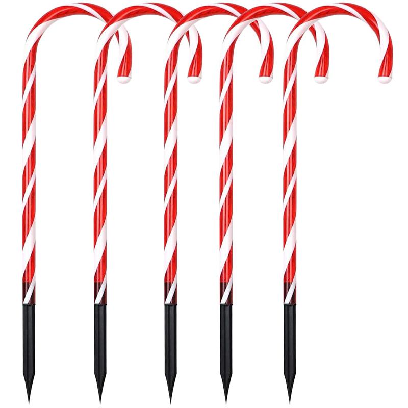 Christmas Candy Cane Pathway Lights