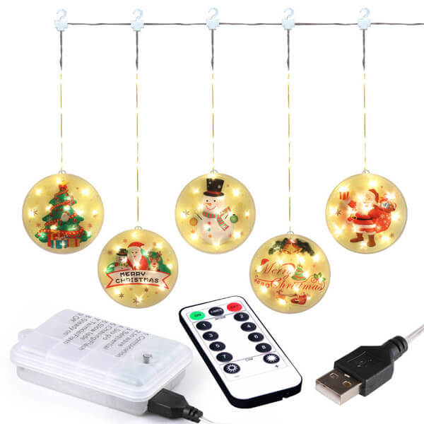 Christmas LED Hanging String Lights