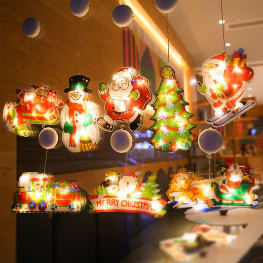 Christmas LED Window Suction Cup Lights