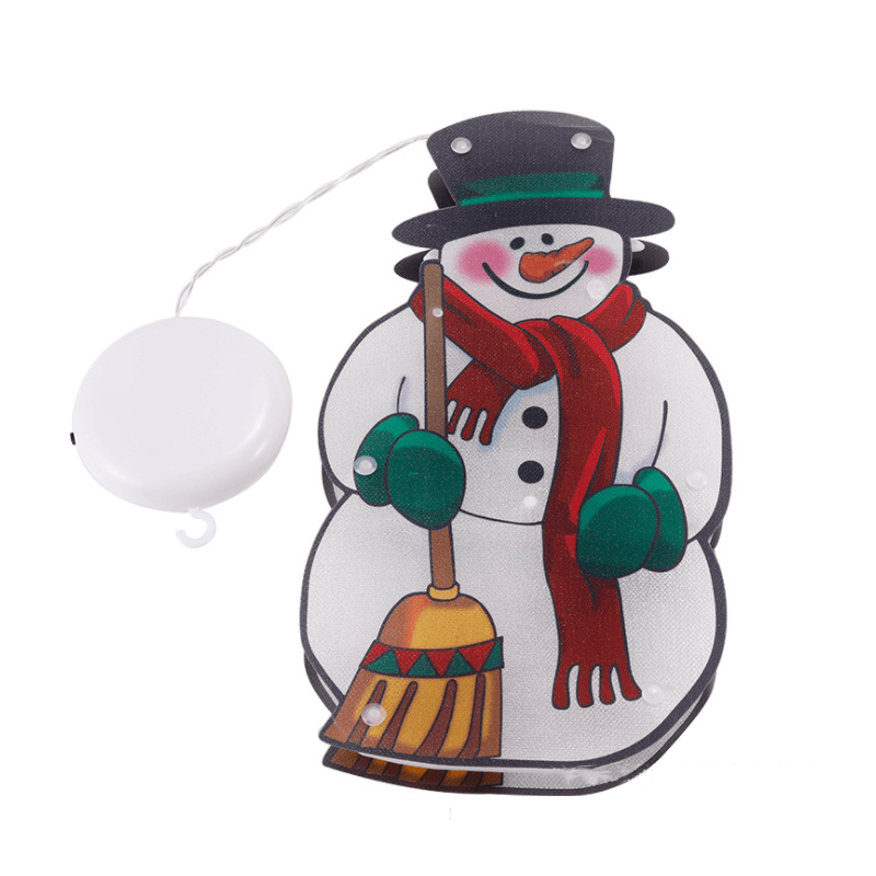 Christmas window suction cup lights