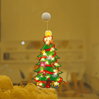 Christmas window suction cup lights