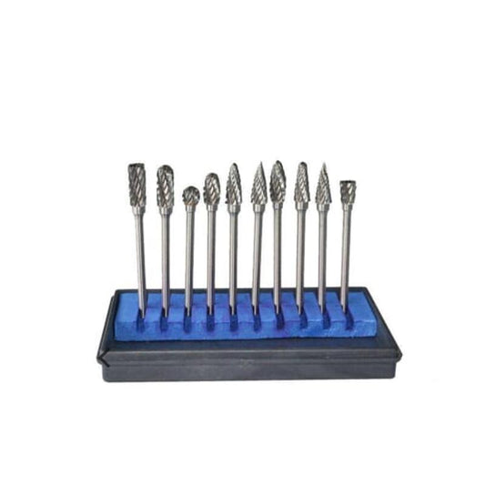 DOMOM 10pcs Tungsten Steel Grinding Head Set