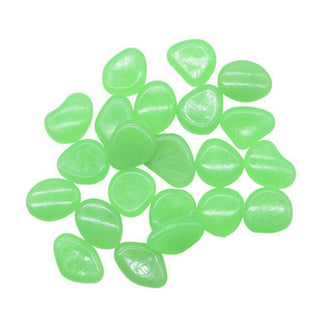 Dark Luminous Garden Pebbles,100PCS