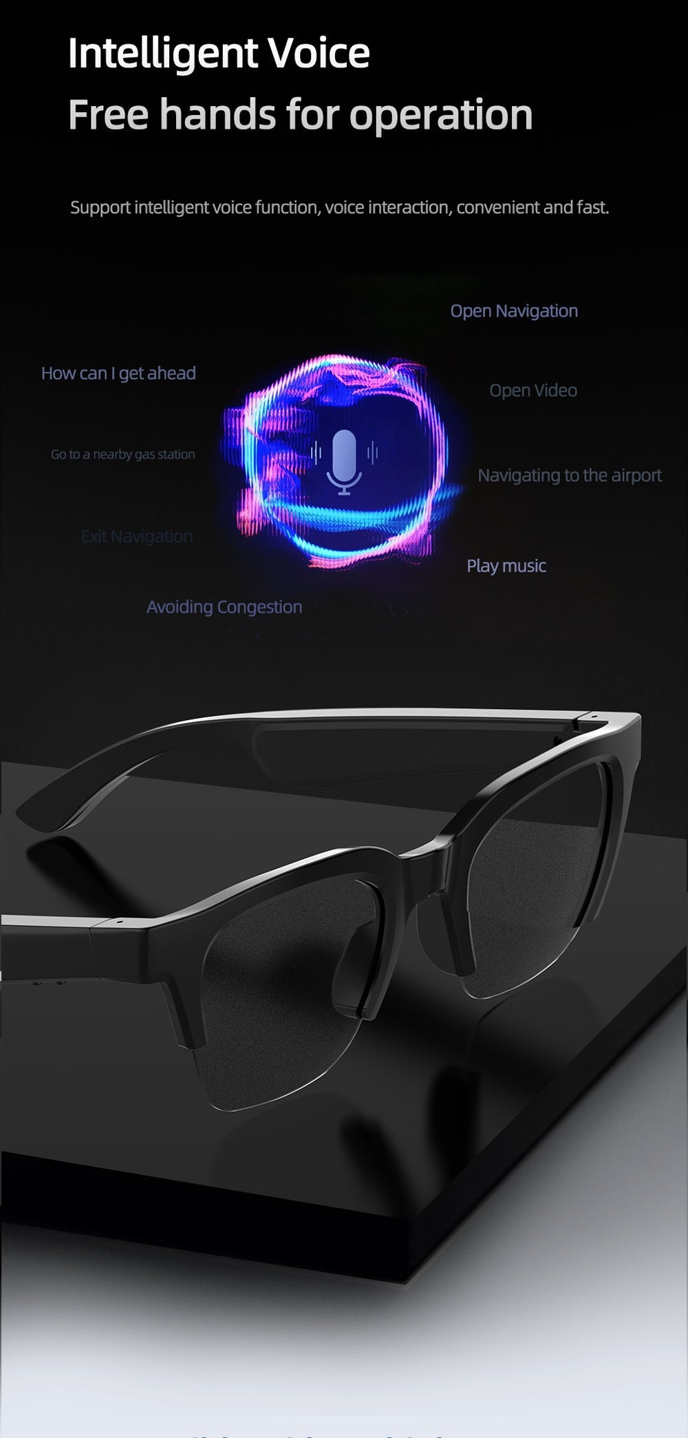 Sakerplus Smart Audio Glasses