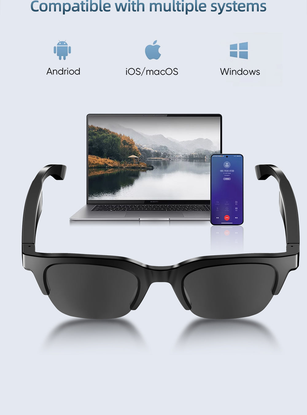 Sakerplus Smart Audio Glasses