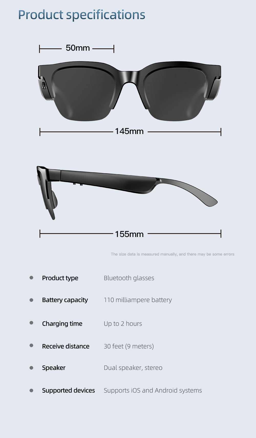 Sakerplus Smart Audio Glasses