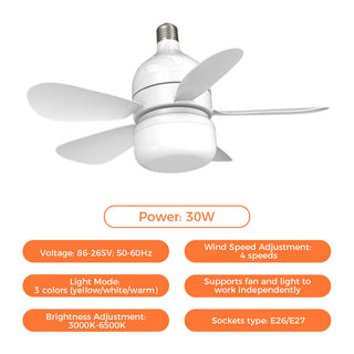 Sakerplus Socket Fan