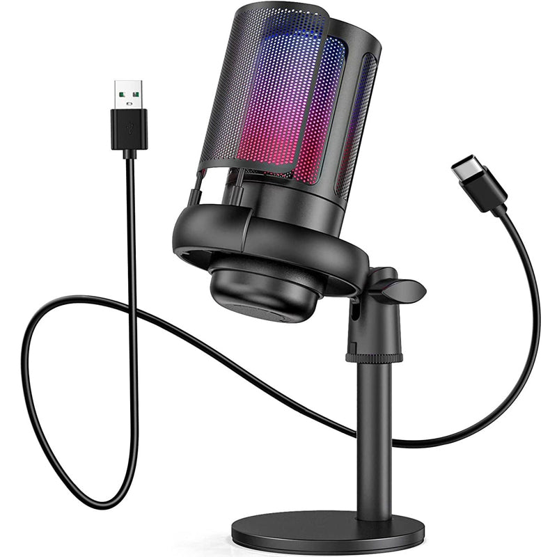 Sakerplus Gaming Microphone for Streaming Podcasts