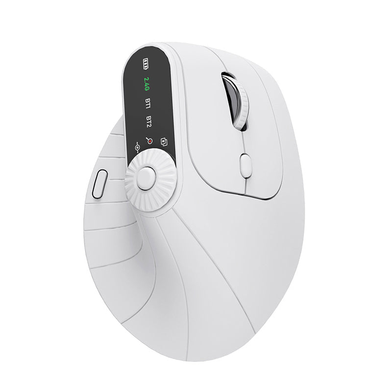 Sakerplus Ergonomic Triple-Connect Wireless Mouse