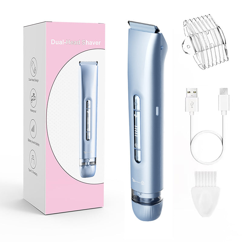 Sakerplus 2-in-1 Waterproof Bikini Trimmer