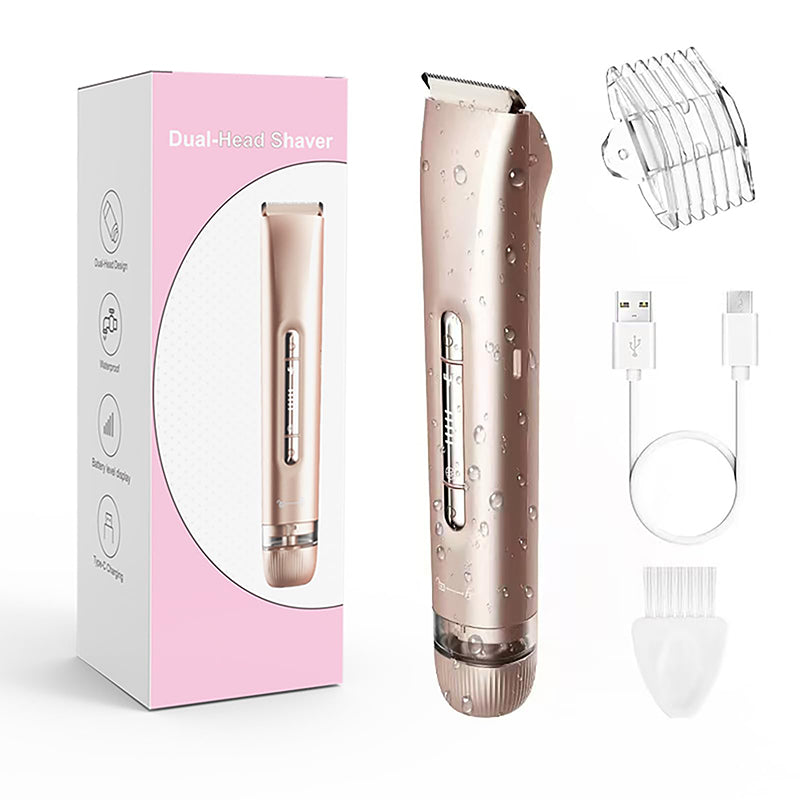 Sakerplus 2-in-1 Waterproof Bikini Trimmer