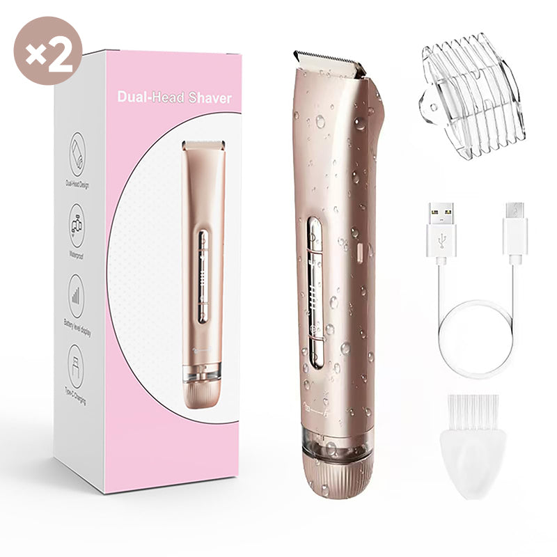 Sakerplus 2-in-1 Waterproof Bikini Trimmer