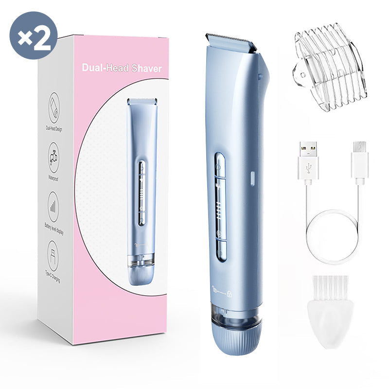 Sakerplus 2-in-1 Waterproof Bikini Trimmer