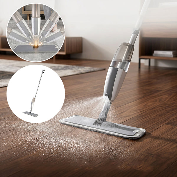Sakerplus® Microfiber Spray Mop With Washable Pads