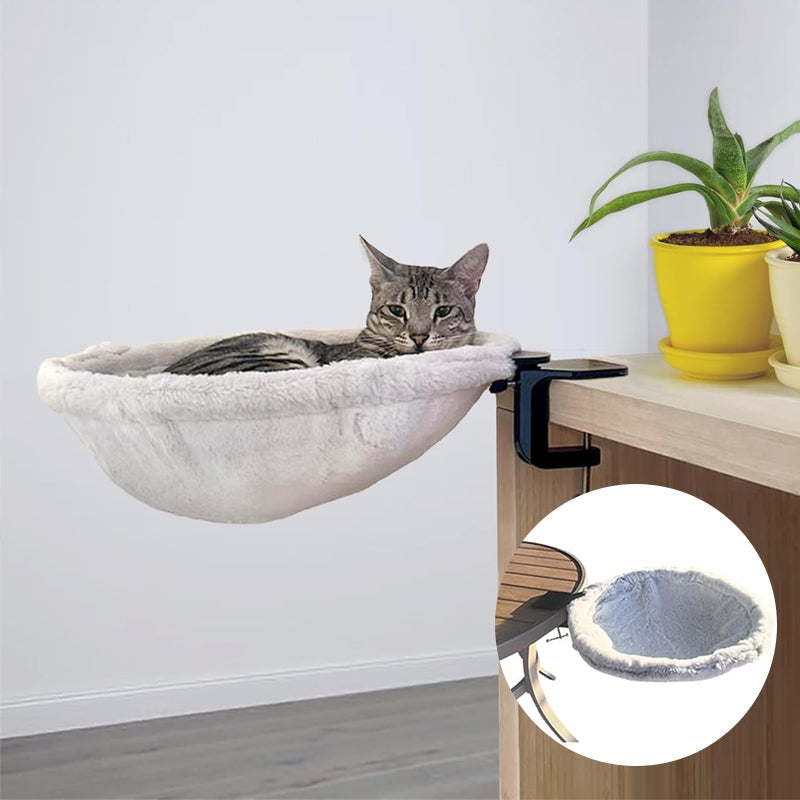 Sakerplus Ergonomic Desk Cat Bed For Office