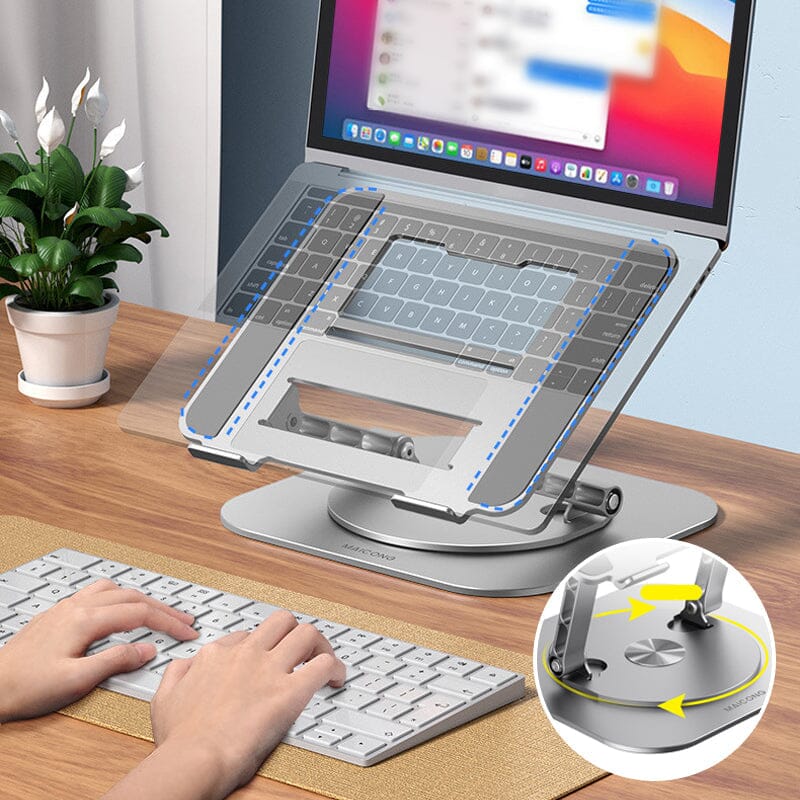 Saker Laptop Stand Aluminum Alloy Rotating Bracket