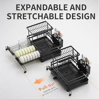 Sakerplus® Foldable Over Sink Dish Drying Rack
