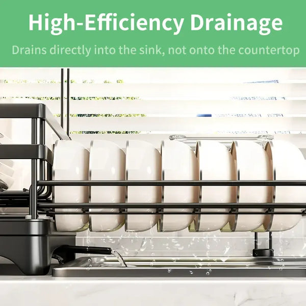 Sakerplus® Foldable Over Sink Dish Drying Rack