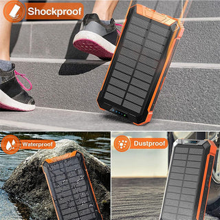 Sakerplus® Portable Solar Wireless Power Bank 20000mAh