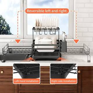 Sakerplus® Foldable Over Sink Dish Drying Rack