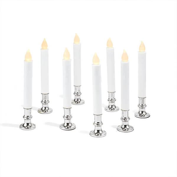 Flameless Ivory Window Candles