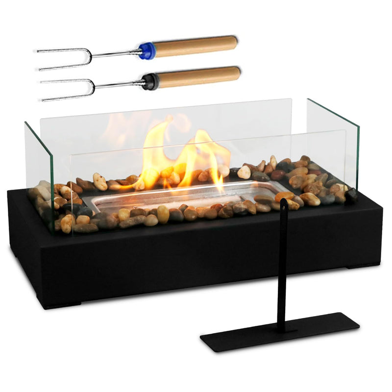 Sakerplus Tabletop Alcohol Fireplace Lamp