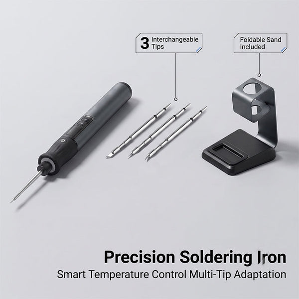 Sakerplus® Professional Cordless Digital Soldering Iron