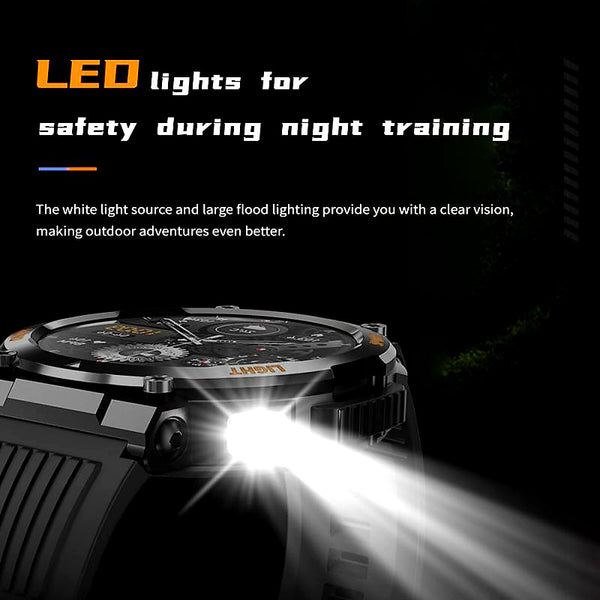Sakerplus® Outdoor Smartwatch with Bluetooth Calling