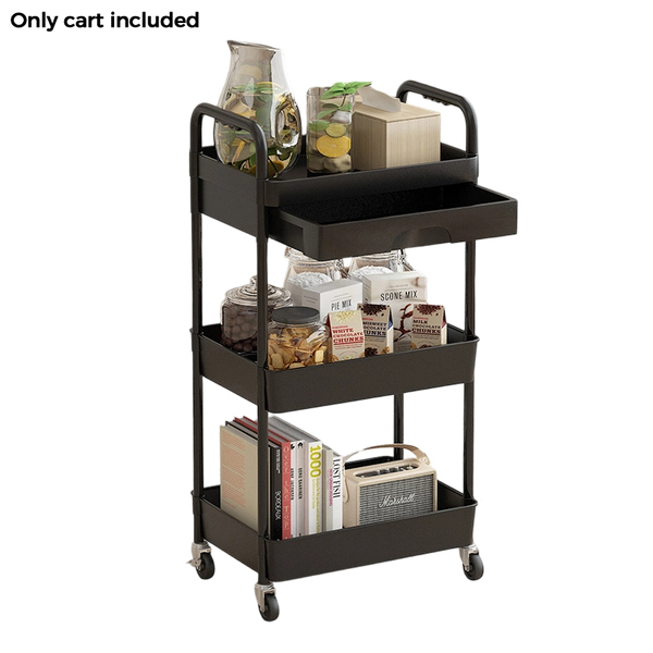 Sakerplus® Rolling Utility Storage Cart With Drawer