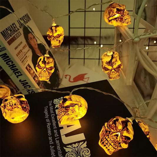 Halloween Spooky Skull String Light