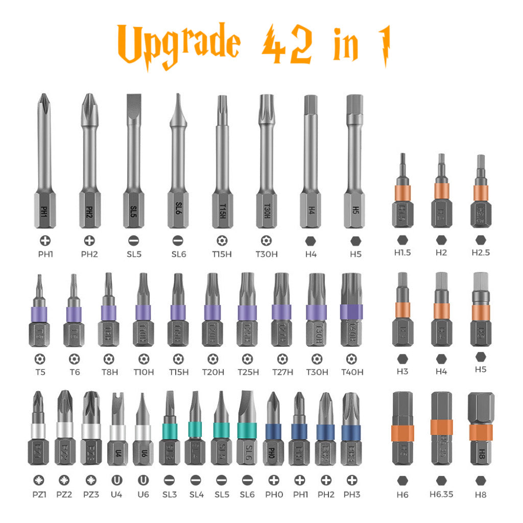 SAKER 42 in 1 Magnetic Screwdriver Set