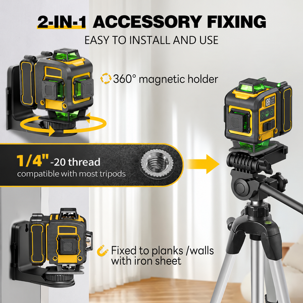 Sakerplus® Self-Leveling Laser Level With Tripod