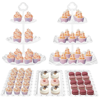 Sakerplus® Tiered Cake Stand Dessert Display Set