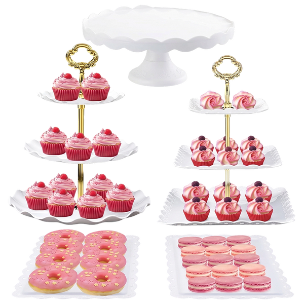 Sakerplus® Tiered Cake Stand Dessert Display Set