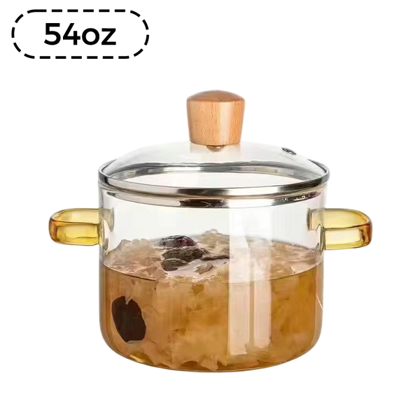 Sakerplus® Glass Simmer Pot For Quick Heating