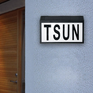 LED Solar House Number Light