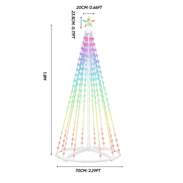 Sakerplus® RGB DIY Christmas Tree Light