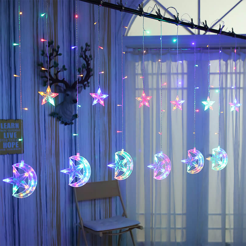 Moon Star LED Curtain String Light