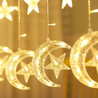 Moon Star LED Curtain String Light