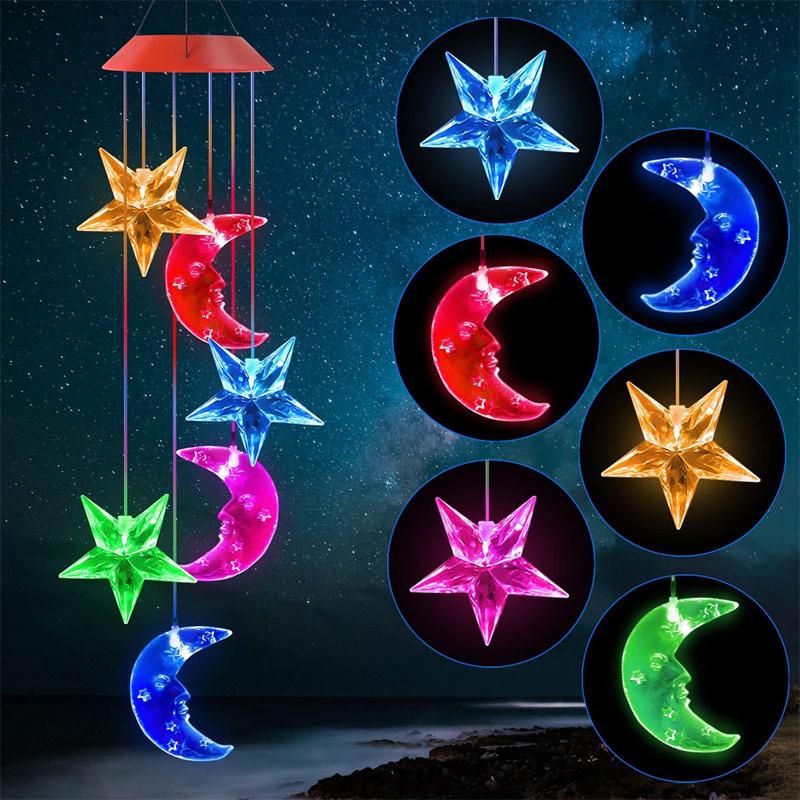 Moon & Stars Solar Light