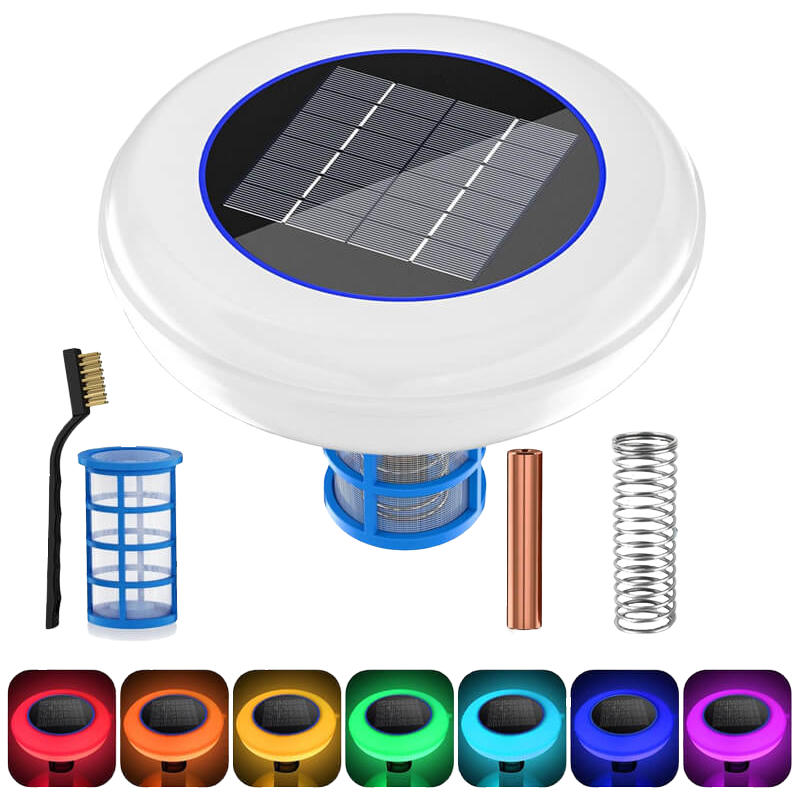 Sakerplus Solar Pool Ionizer with LED Light
