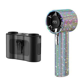 Sakerplus Luxury Rechargeable Handheld Turbo Fan