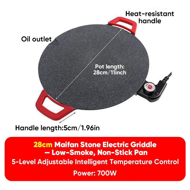 Sakerplus® Electric Grill Comal Electrico Lefse Griddle