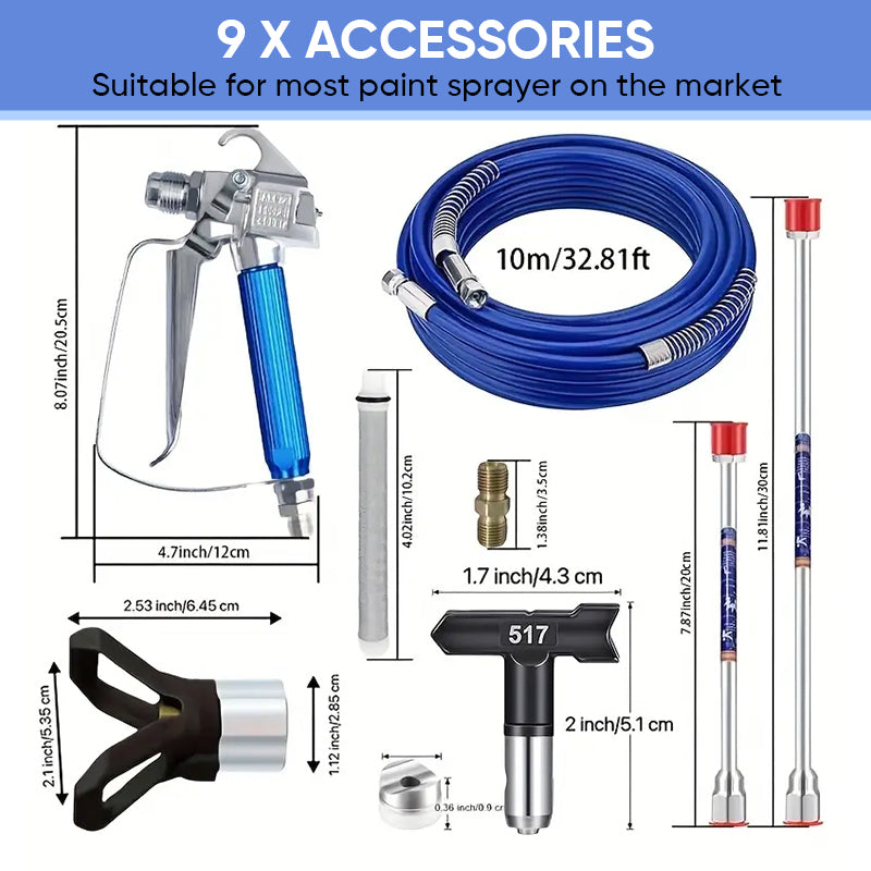 Sakerplus Airless Paint Sprayer Kit