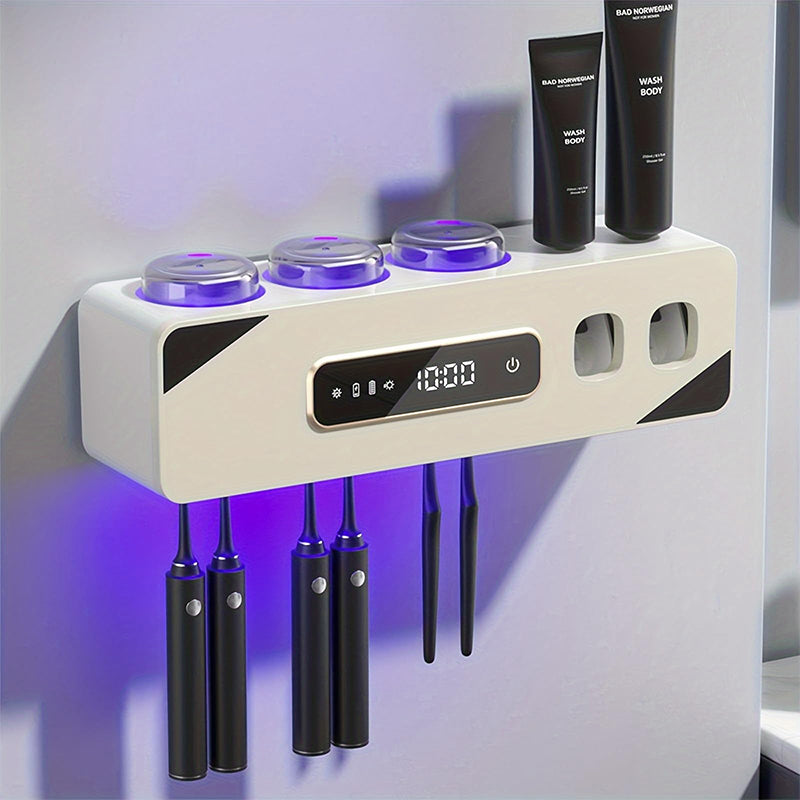 Sakerplus Toothbrush Holder for Bathrooms